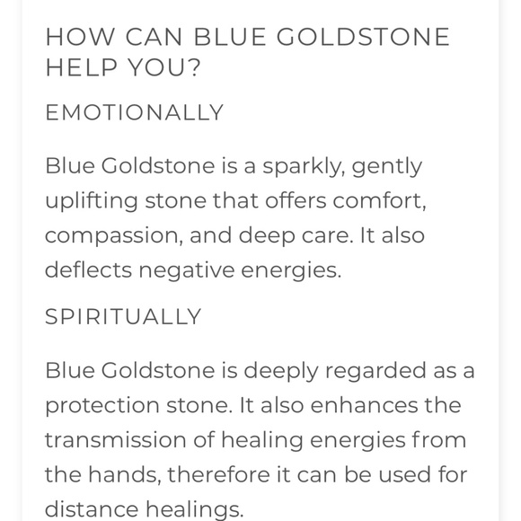 Blue GoldStone Bracelet - Picture 2 of 4